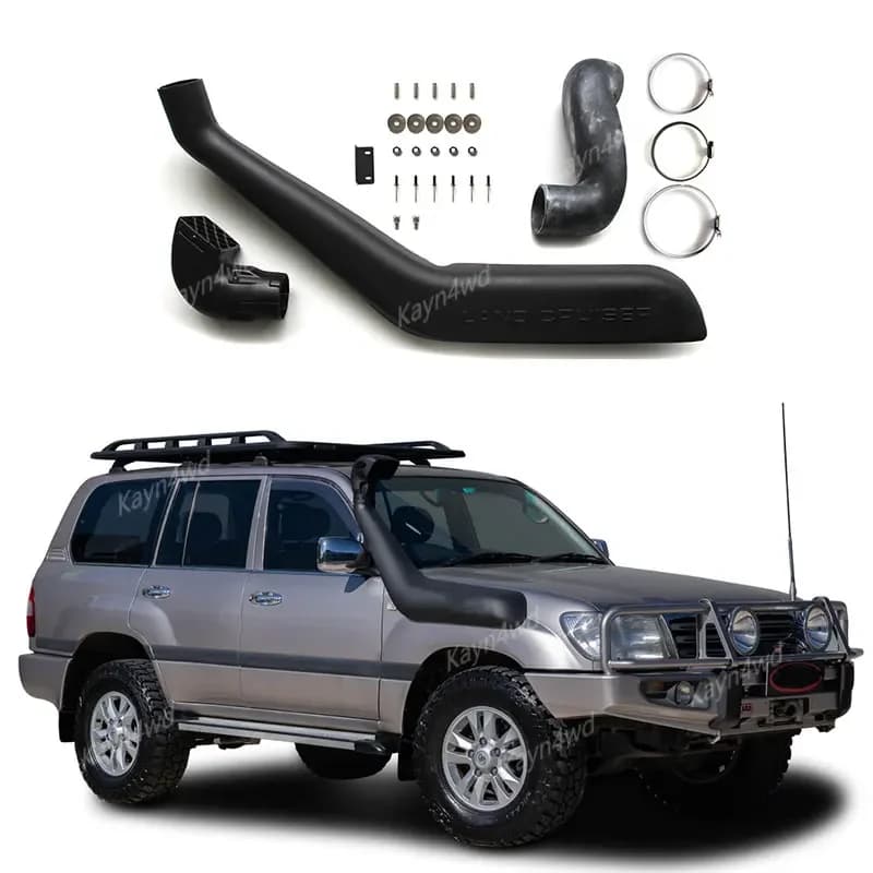 Off Road 4x4 Accessories Air Ram Intake Snorkel Kit For 1998-2007 TOYOTA LAND CRUISER LC100 FJ100/LEXUS LX470 Wading Hose Pipe