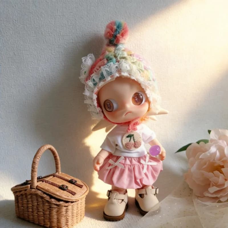 Adatto per vestiti per bambole Pop Mart Zsiga - Set di vestiti lunghi da 20 cm in scala 1/8 BJD, vestiti per bambole Gaozi Sister