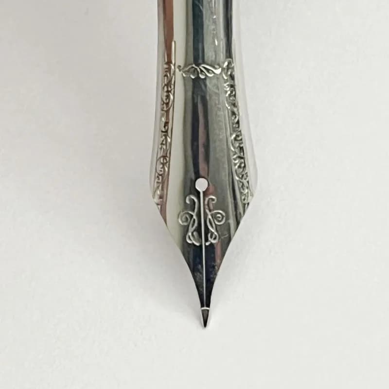 No.6 Pen Tip Hand Pushed Fountain Pen Nib Lengteh 35mm Long Knife Blade Adult Calligraphy Stationery and Office Pen Accessories