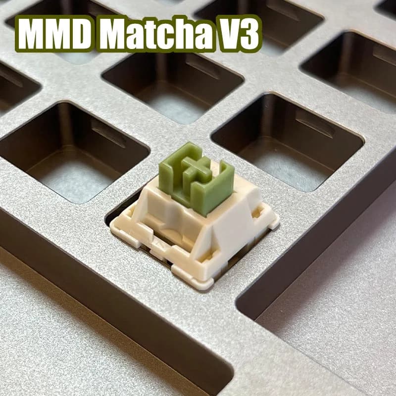 MMD Matcha V3 Switch Liner 45g Tutti POM Uso artificiale Lubrificazione Tastiera meccanica Interruttori personalizzati per AULA F75 AJAZZ AK820