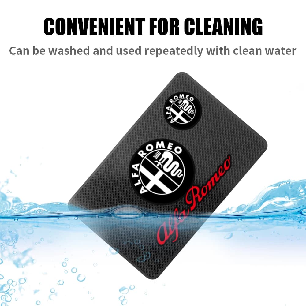 Car Stickers Car Dashboard Silicone Non Slip Mat Phone Holder Anti-skid Pad For Alfa Romeo 156 159 Mito Giulia Stelvio Giulietta