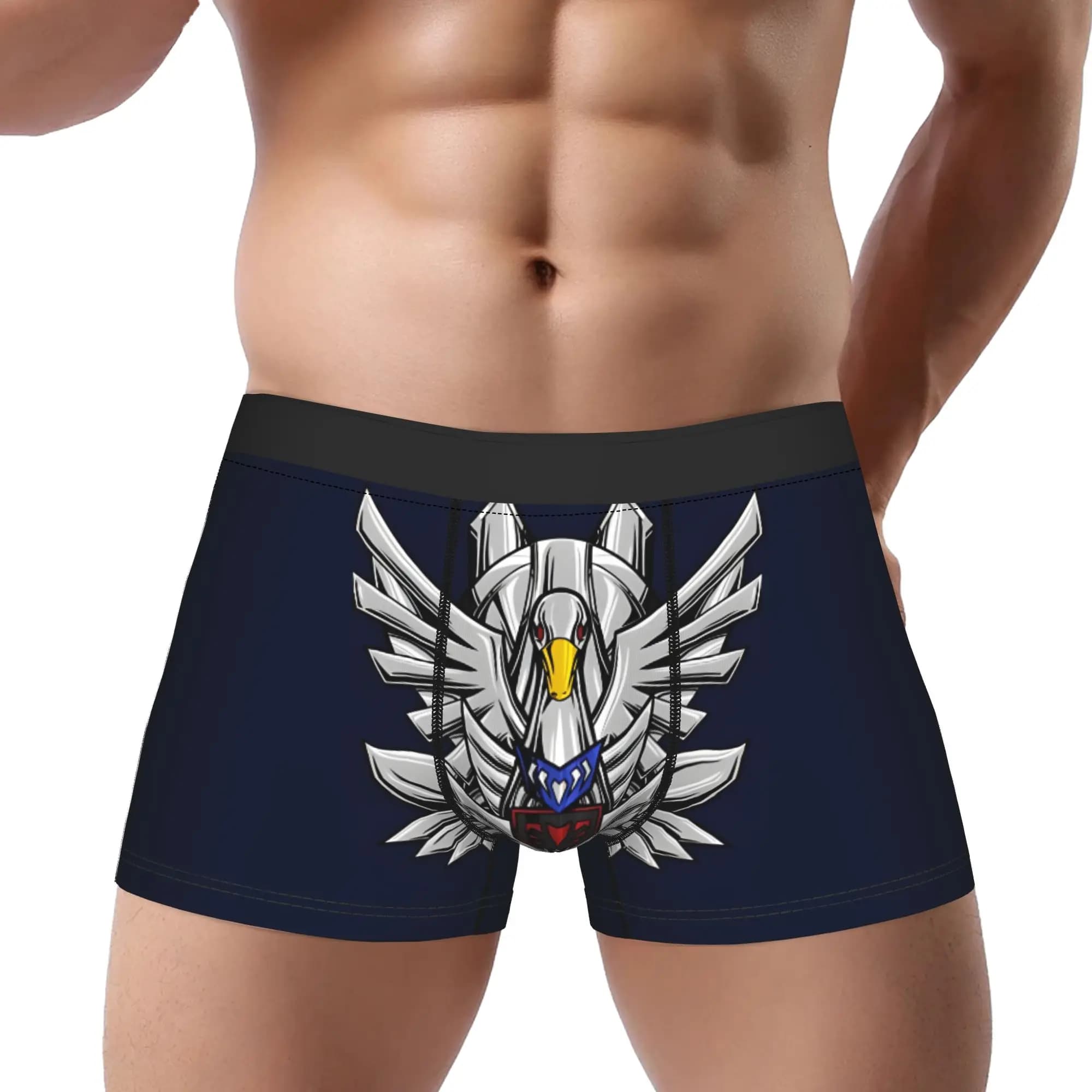Bandai boxers Cygnus Oversized Underpants Breathbale Panties Men Underwear Ventilate Shorts Boxer Briefs