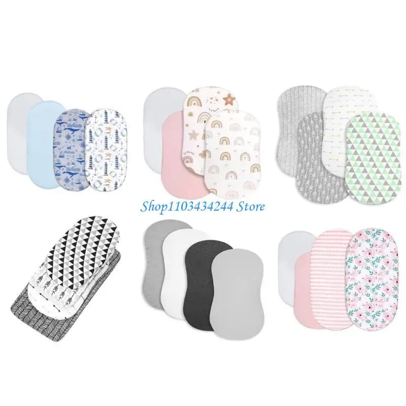 Collezione lenzuola per culla delicata, biancheria da letto in cotone, accessori per lettino per bambini, decorazione unisex