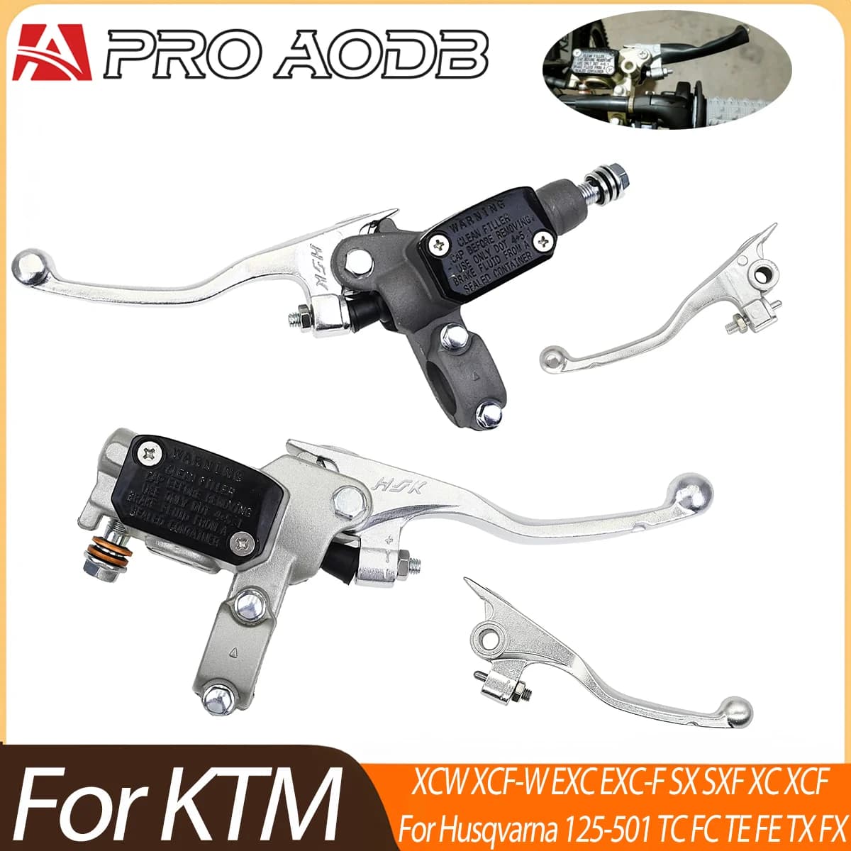 Dirt Bike Hydraulic Clutch Master Cylinder Upper Pump Handle Lever For KTM XCF SX SXF EXC EXCF Husqvarna TE FE TC FC TX 125-501