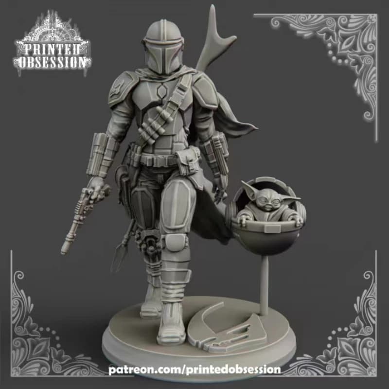 1/24 Bilancia 75mm Altezza Figura In Resina Alien Mech Warrior Modello Kit Smontato e Non Verniciato Stampa 3D Garage giocattolo 091
