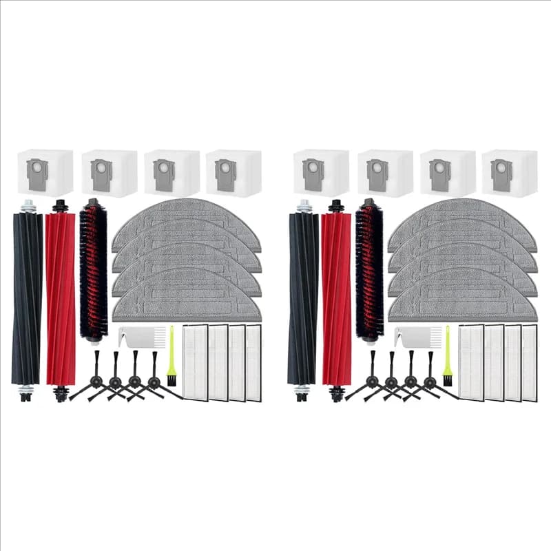 【CODICE】2Set Per Roborock S8 Pro Ultra Robot Aspirapolvere Spazzola Laterale Principale Filtro HEPA Mop Panno Sacchetti Per La Polvere Accessori