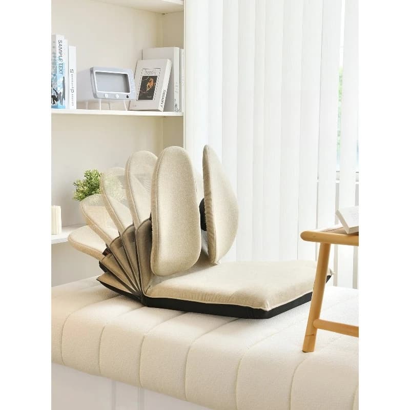 Sedia con schienale letto, sedile, cuscino per sedile a bovindo