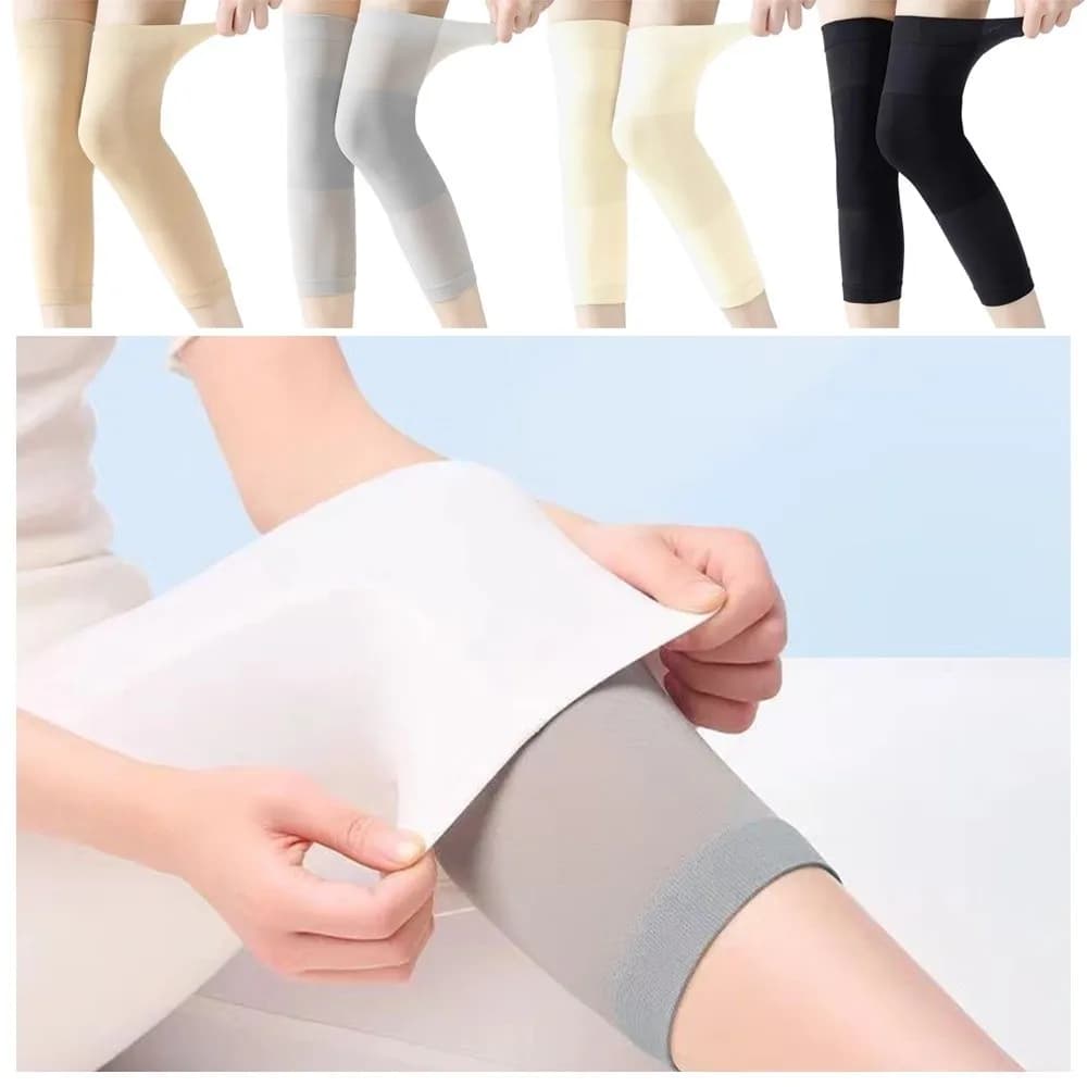 1 paio di ginocchiere sottili e comode ginocchiere ultrasottili e traspiranti ginocchiere leggere resistenti all'usura da corsa
