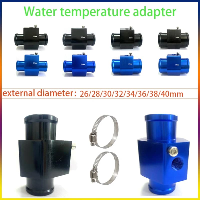 Adattatore per radiatore sensore comune testa sensore temperatura acqua 1/8NPT 12V 24V voltmetro digitale indicatore temperatura acqua