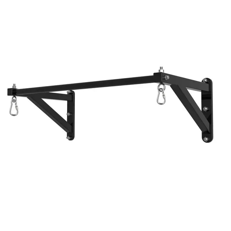 Horizontal wall bar for domestic use, for indoor and outdoor for adults, single pull-up rod for children