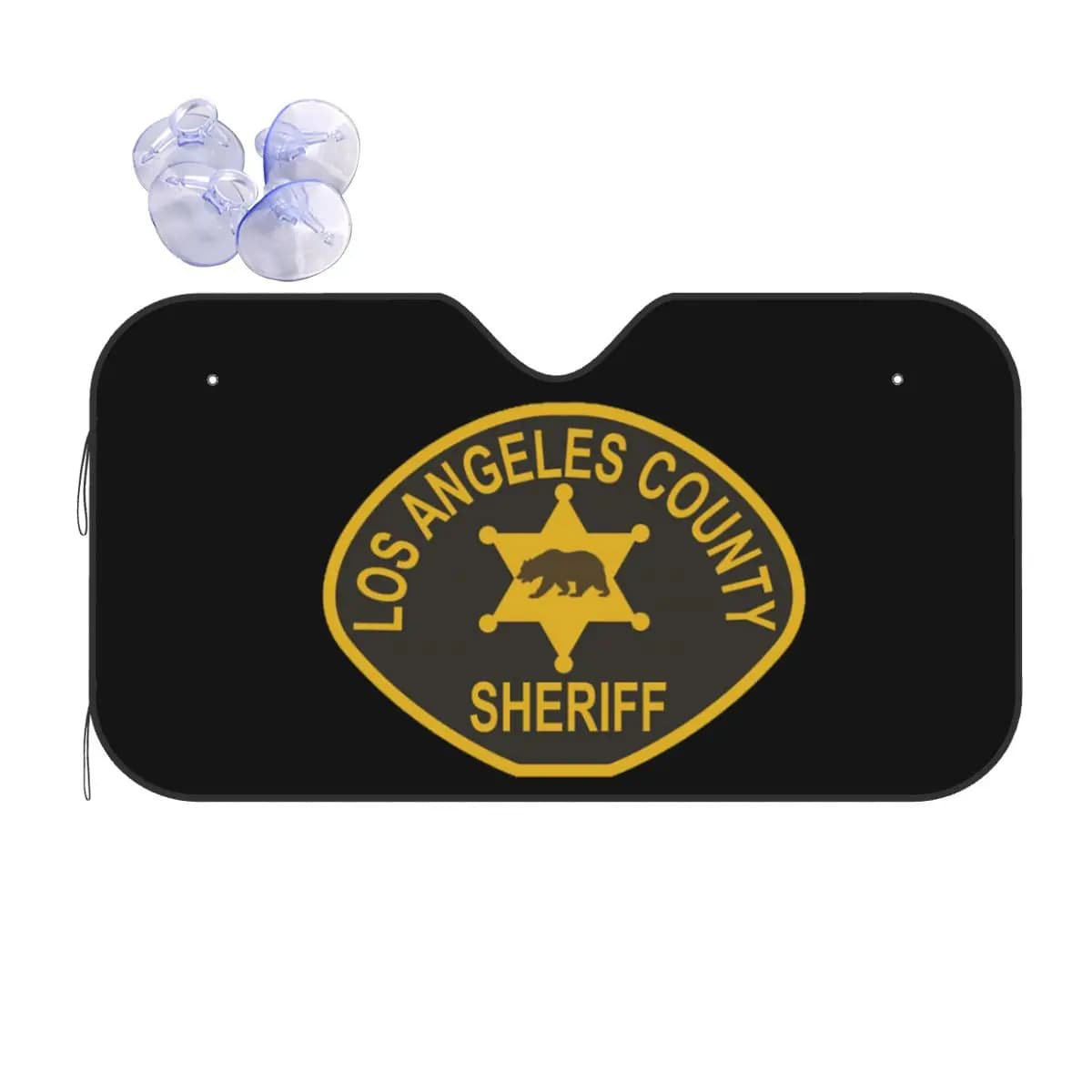 Parabrezza parasole del dipartimento dello sceriffo della contea di Los Angeles, parabrezza anteriore per auto, finestrino parasole, coperture per accessori