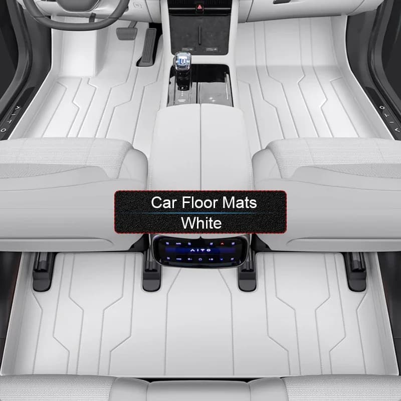 Personalized Leather Nappa for ERASMES AITO M7 2023-Present Car Feet Protecting Zerbino Auto Anti-Slip Luxury Waterproof Floor Pad Accessory