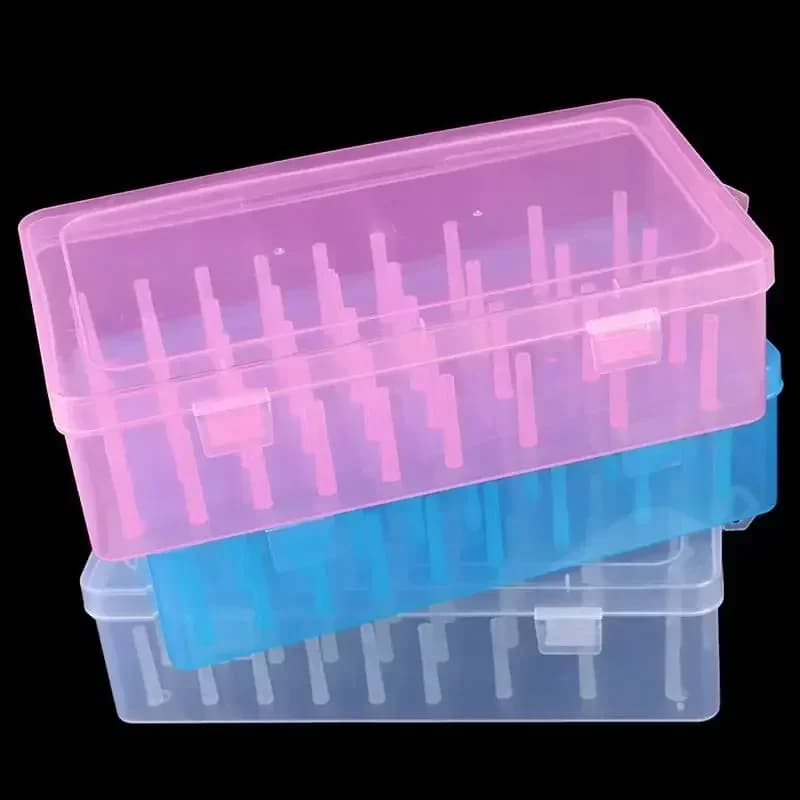 Sewing Thread Storage Box 42 Pieces Spools Bobbin Carrying Case Container Holder Craft Spool Organizing Case Sewing Storage