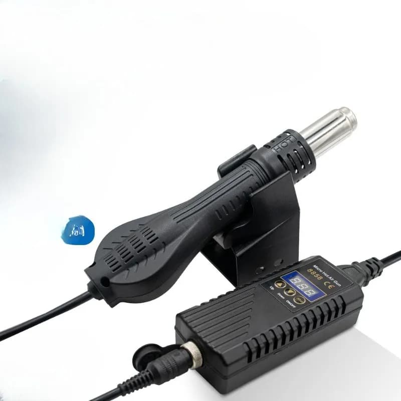 Industrial Grade Portable Heat Gun High Power Digital Temperature Control Electronic Components Repair Baking Gun Welding Gun