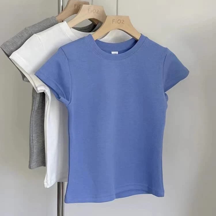 Women a10 Clothes High-quality Letter-printed Short-sleeved T-shirt Featuring A Unique Trendy Top Vestidos Round Nexk Shirt