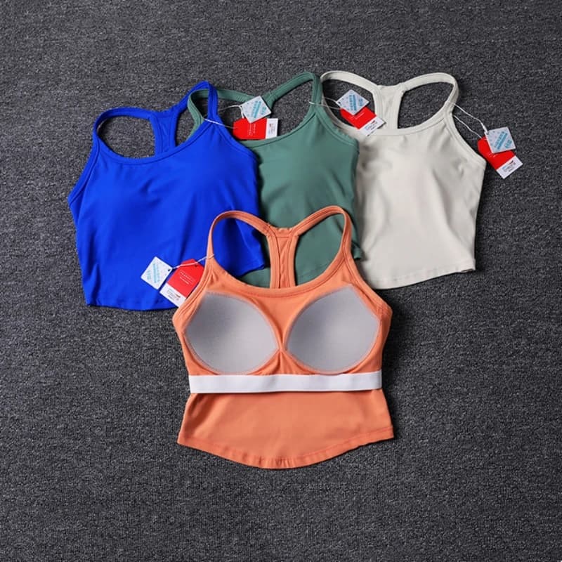 Intimo yoga sexy monopezzo Reggiseno da allenamento professionale per pilates femminile Running Fitness Halter Tops