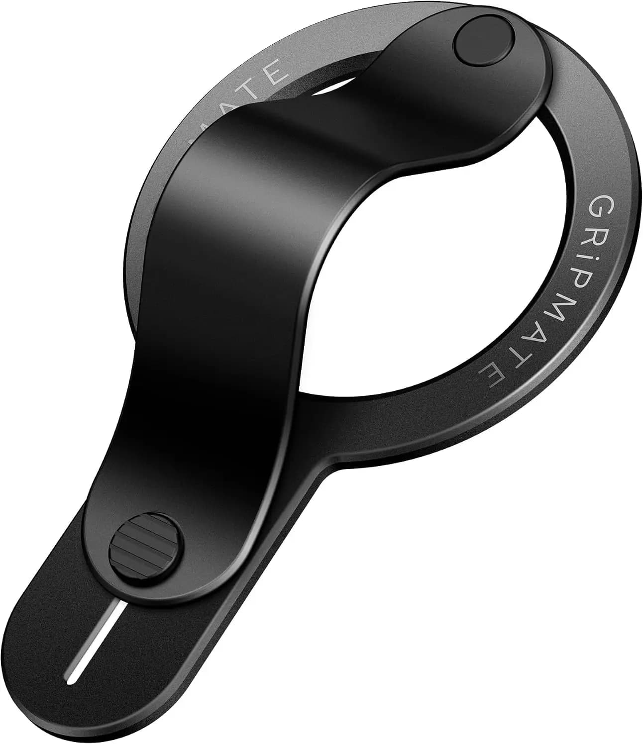 Magnetic Phone Ring Grip Holder for iPhone 17/16/15/14/13/12 - Detachable MagSafe Compatible Finger Grip & Stand, Black