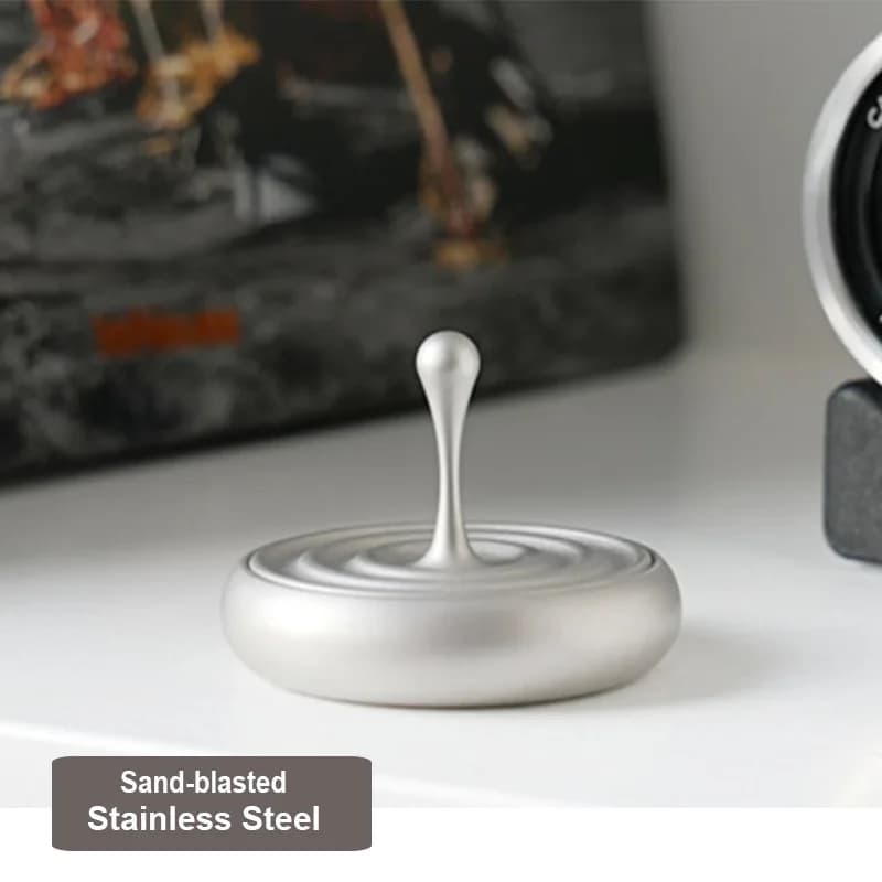 Mini giroscopio rotante trottola magnetica in metallo goccia d'acqua punta delle dita mano Spinner desktop giocattoli agitati per adulti bambini antistress