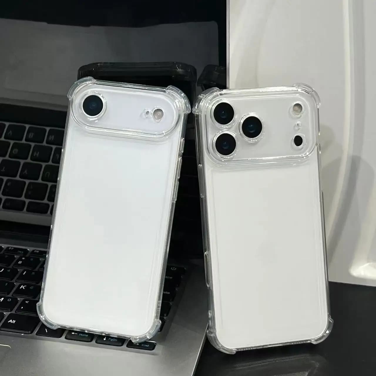 For iphone Air Transparent Case For iPhone 17 Pro Max Cases Anti-drop Soft TPU Phone Back Case For iPhone 17 Air Clear Cases