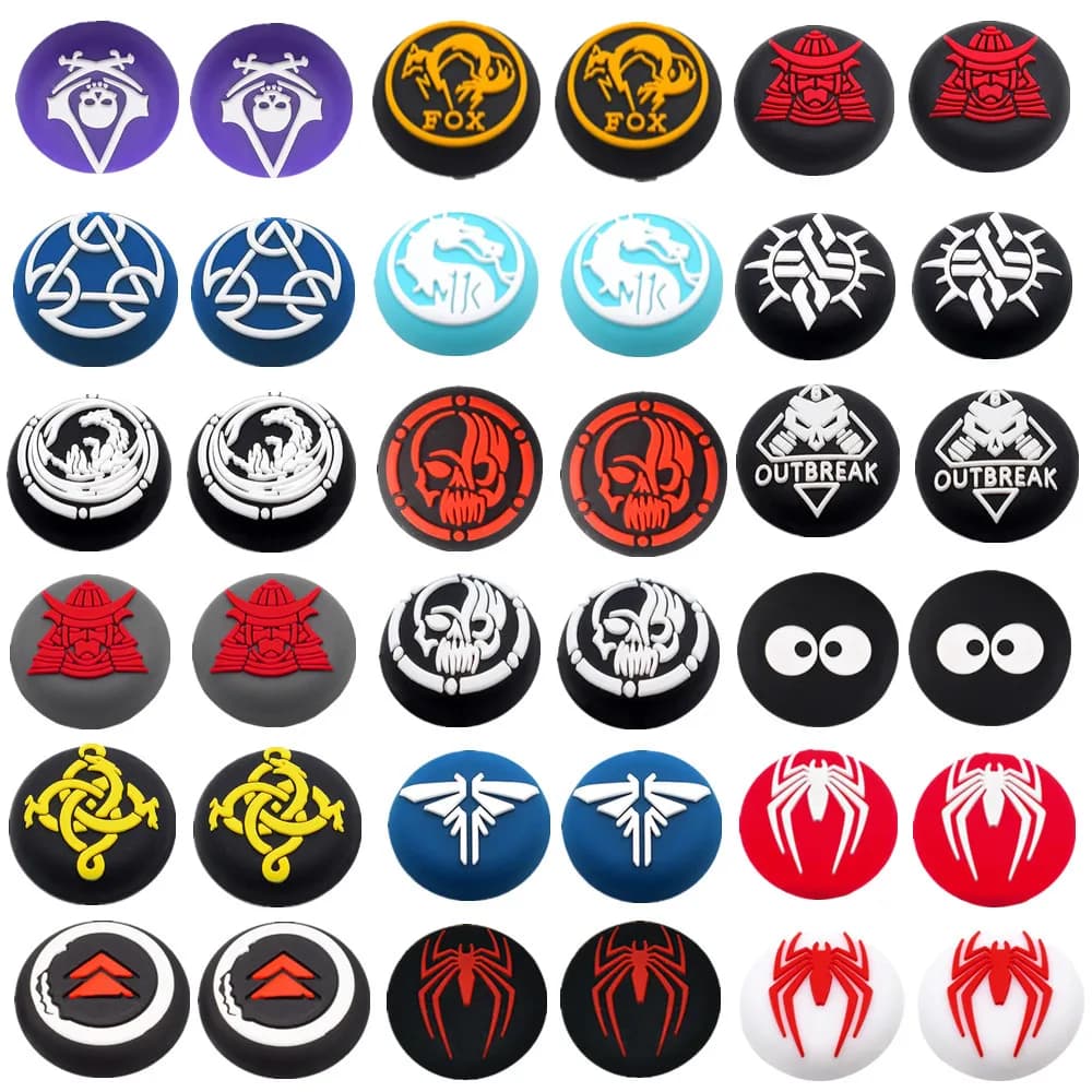 Tappo in silicone antiscivolo Thumbstick Grip Caps per Playstation 5 PS5 PS4 PS4 Slim PS3 Xbox Series X/S ONE 360 Controller Joystick