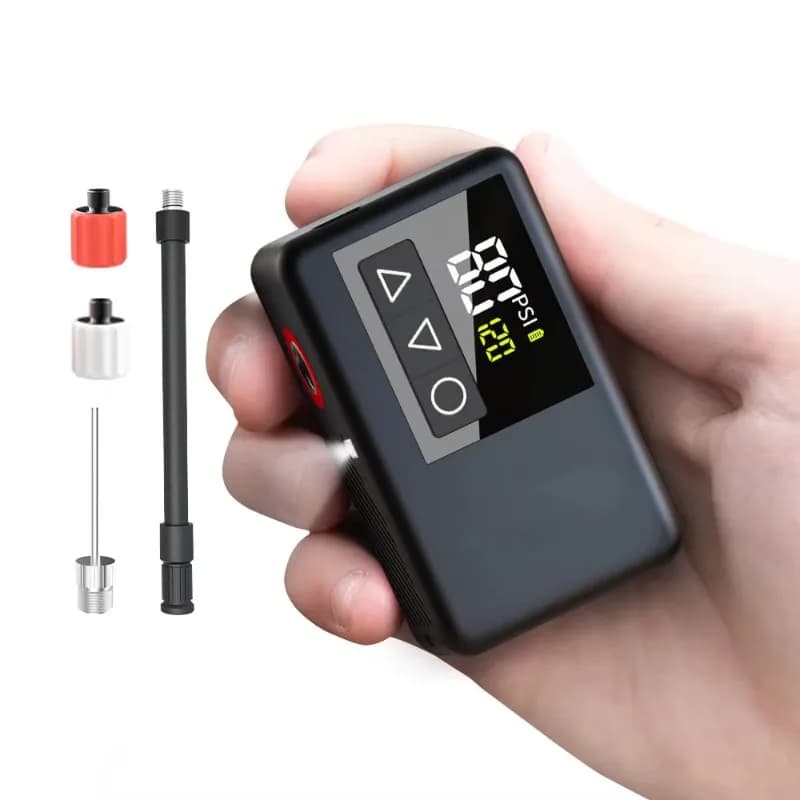 Compressore d'aria portatile ricaricabile senza fili per pneumatici di mountain bike e palloni