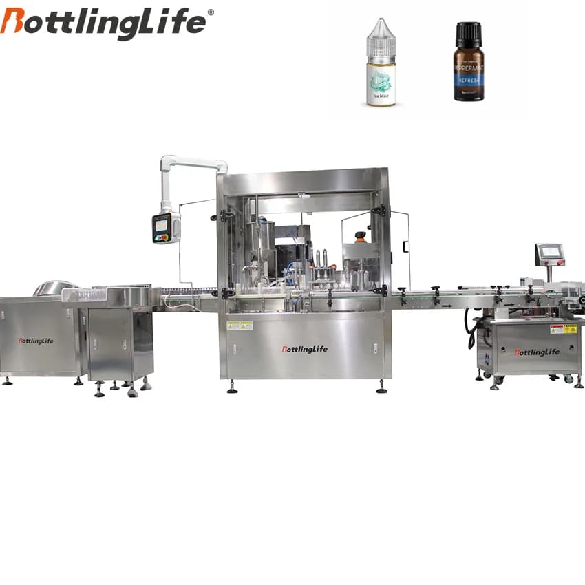 Automatic Chubby Gorilla 10ml Machine for sealing nail polish cap Durable oil jam Durable dropper bottles Capping Beverages Powder