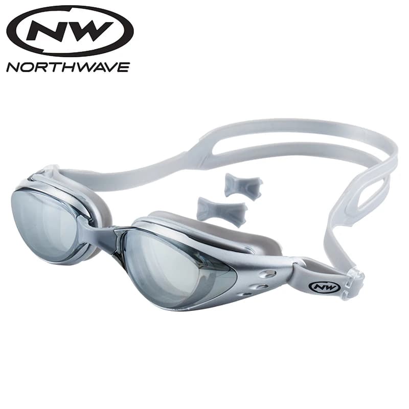 Professional swimwear brand new UV anti-fog adjustable plating men women glasses silicone waterproof glasses for adults