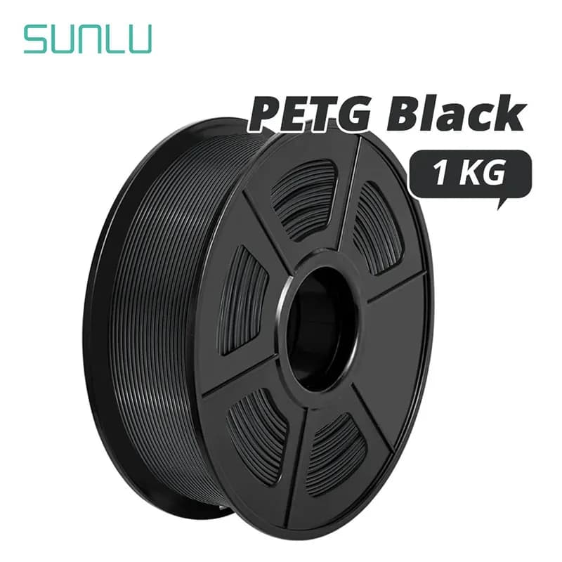 SUNLU PETG Filament 3D 1KG 1.75MM Good tenacity Excellent resistance to atmospheric agents to acids and alkalis Beautiful adhesion Colour odorless