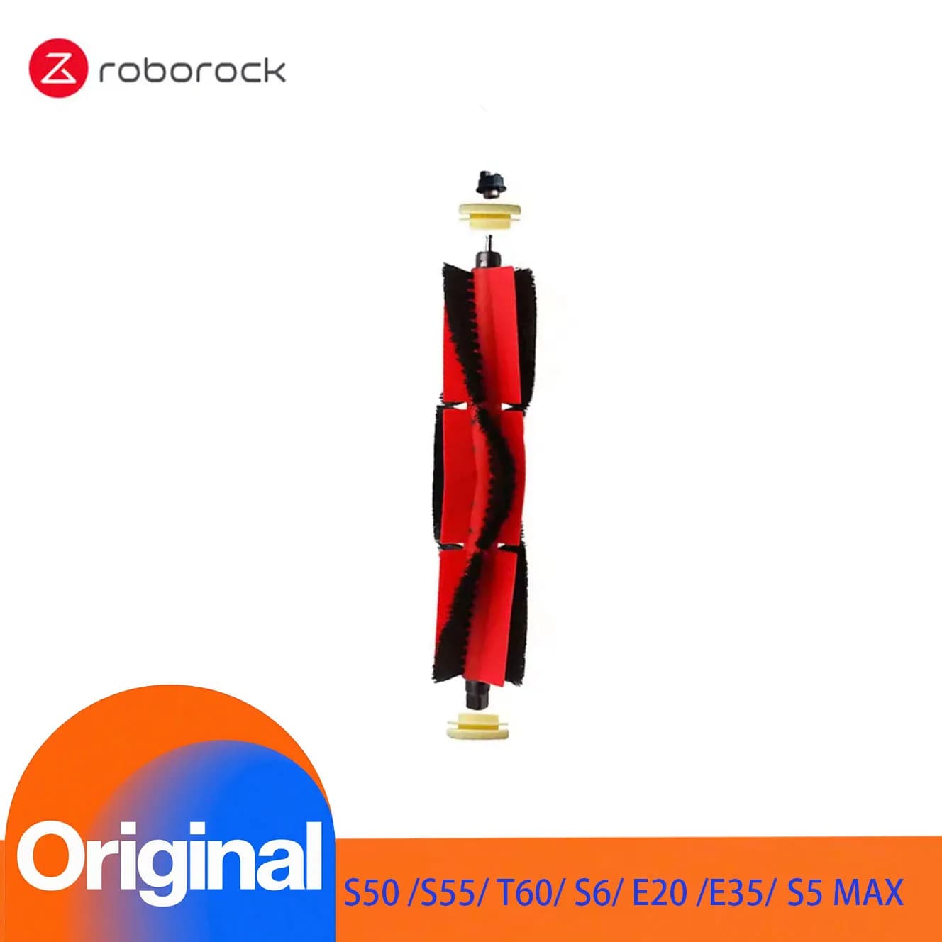 Original Detachable Brush For Roborock S50/ S55 /T60 /S6 /E20/ E35 /S5 MAX main brush Roborock S5 Robot Vacuum Cleaner Brushes