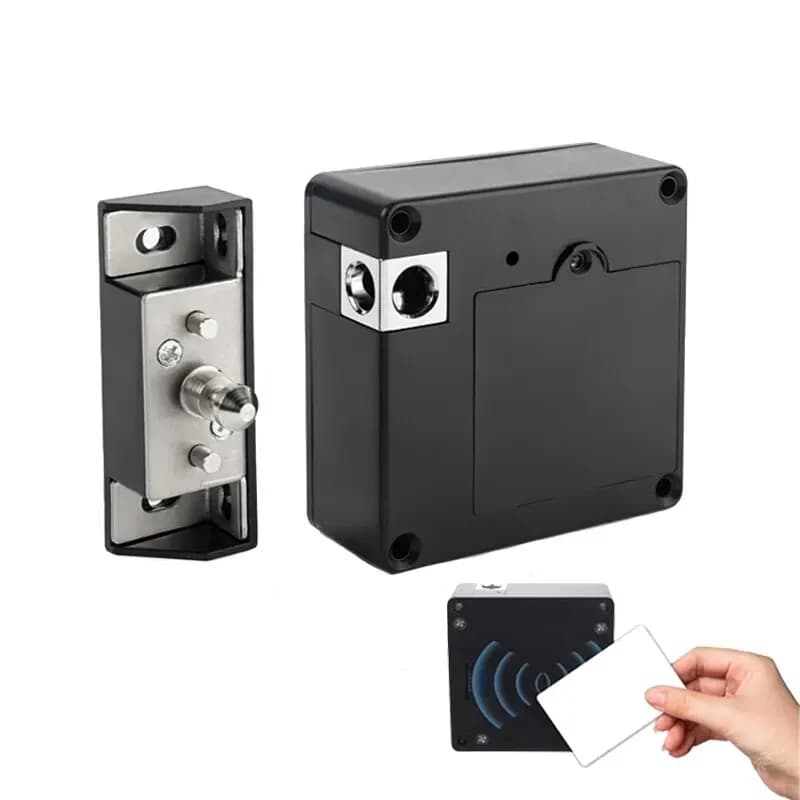 Serratura intelligente per cassetti Serratura elettronica invisibile RFID 13,56 MHz IC Serratura per armadietto Sblocca serratura intelligente con sensore senza chiave Facile da installare