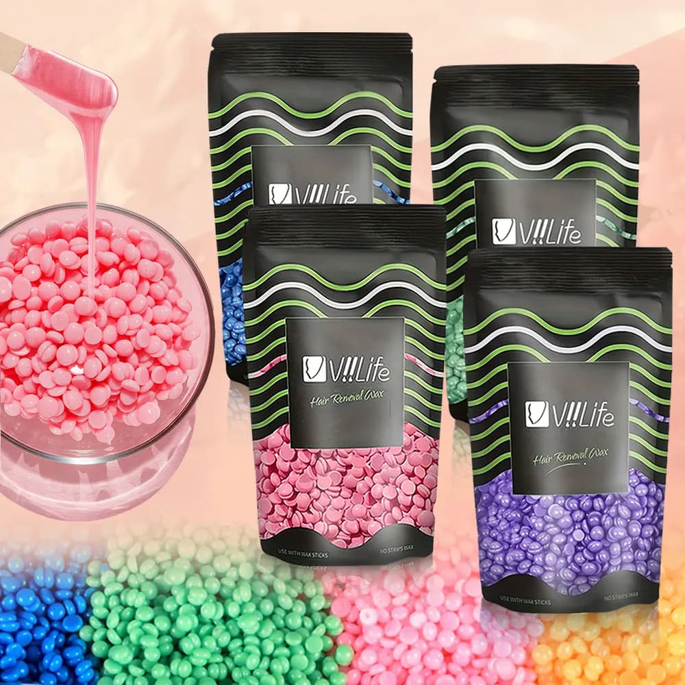50g Depilatory Wax Beans for Heating Hard Wax Machine Hot Film Painless Waxing Beads Bikini Face Legs Body Hair Removal