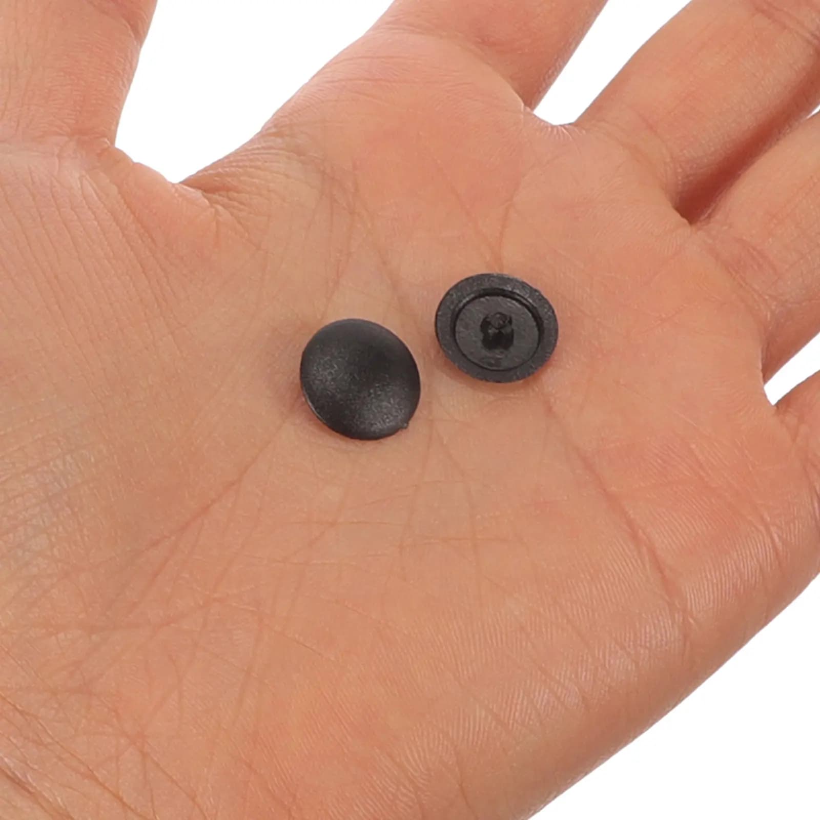 500 Pezzi Copri Viti Decorativi in Plastica Nera, Tappi a Cupola da 10 mm Impermeabili per Coprire Fori di Mobili e Armadietti