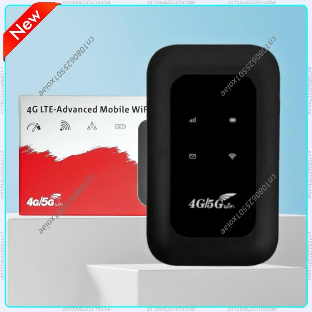 Router WiFi 4G LTE Portatile con Slot per Scheda SIM, Hotspot Esterno 150Mbps, Ripetitore WiFi Tascabile 2100mAh