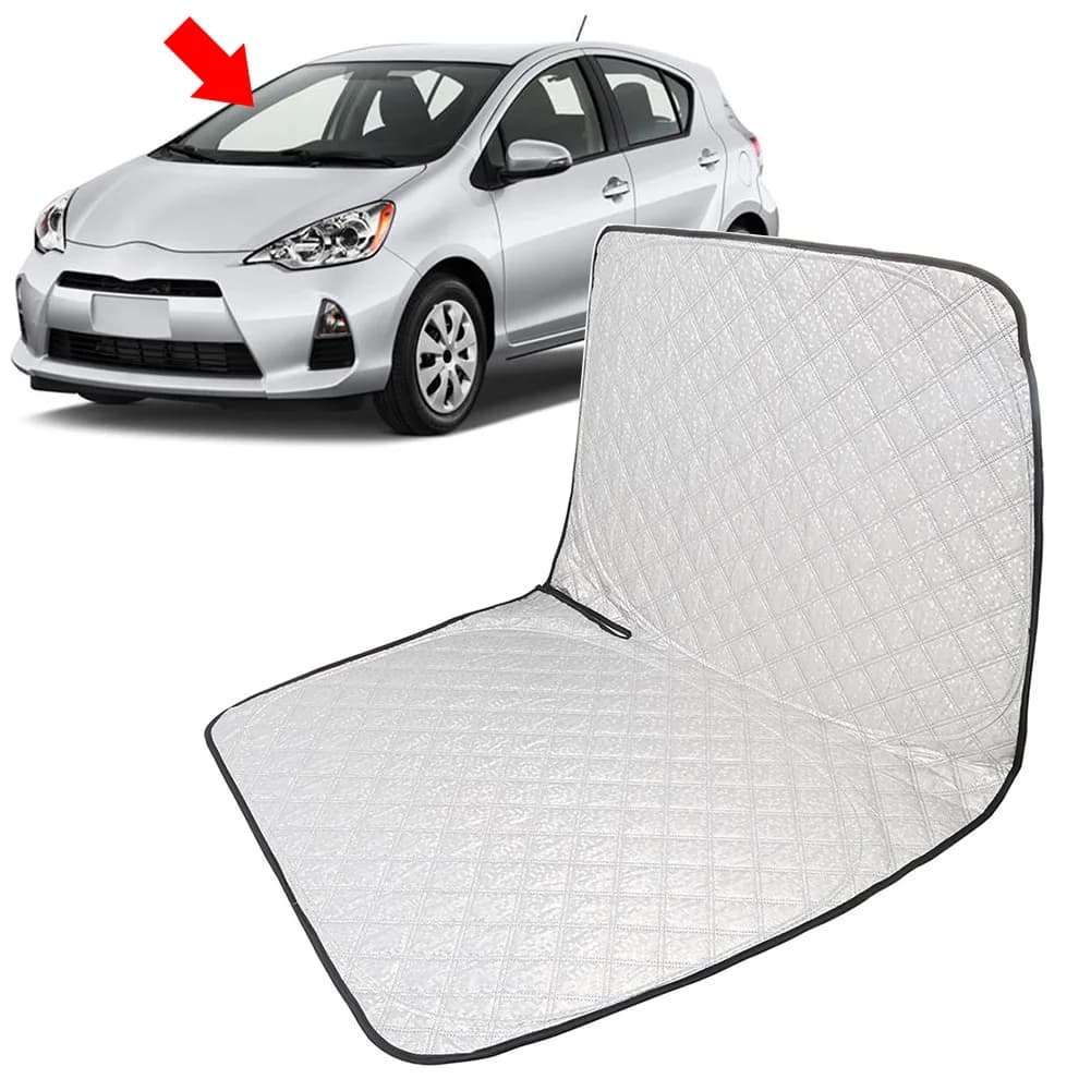 Car Foldable Front Windshield Sun Shade Visor Protector For Toyota Prius C 2012-2019 Wear Resistant