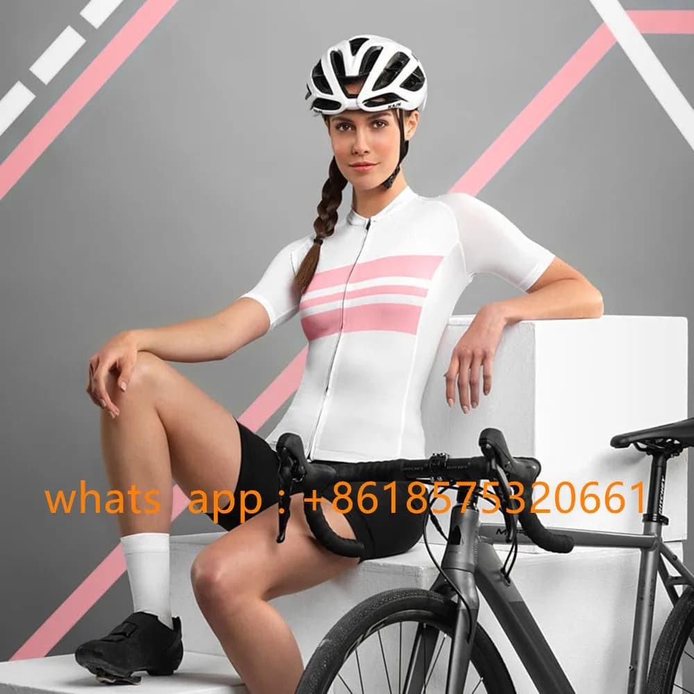 2023 Women's Cycling Jersey Short Sleeve Tops Pro Team Bicycle Clothing Custom Maillot Bike Apparel Sportswear Quick Dry Shirt