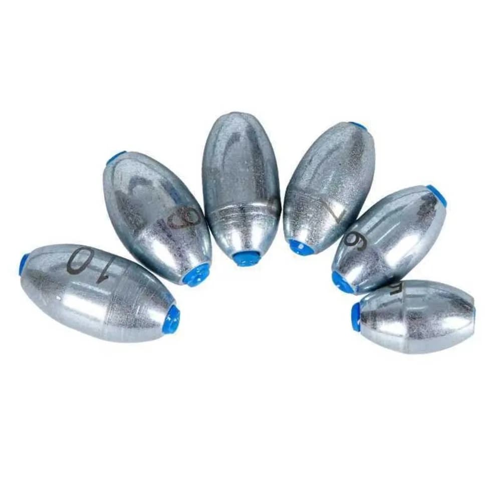 20 pz Lega di acciaio al carbonio materiale Piombini da pesca 3g/4g/5g/6g/7g/8g/9g/10g Pesca alla carpa Peso Peso Piombo