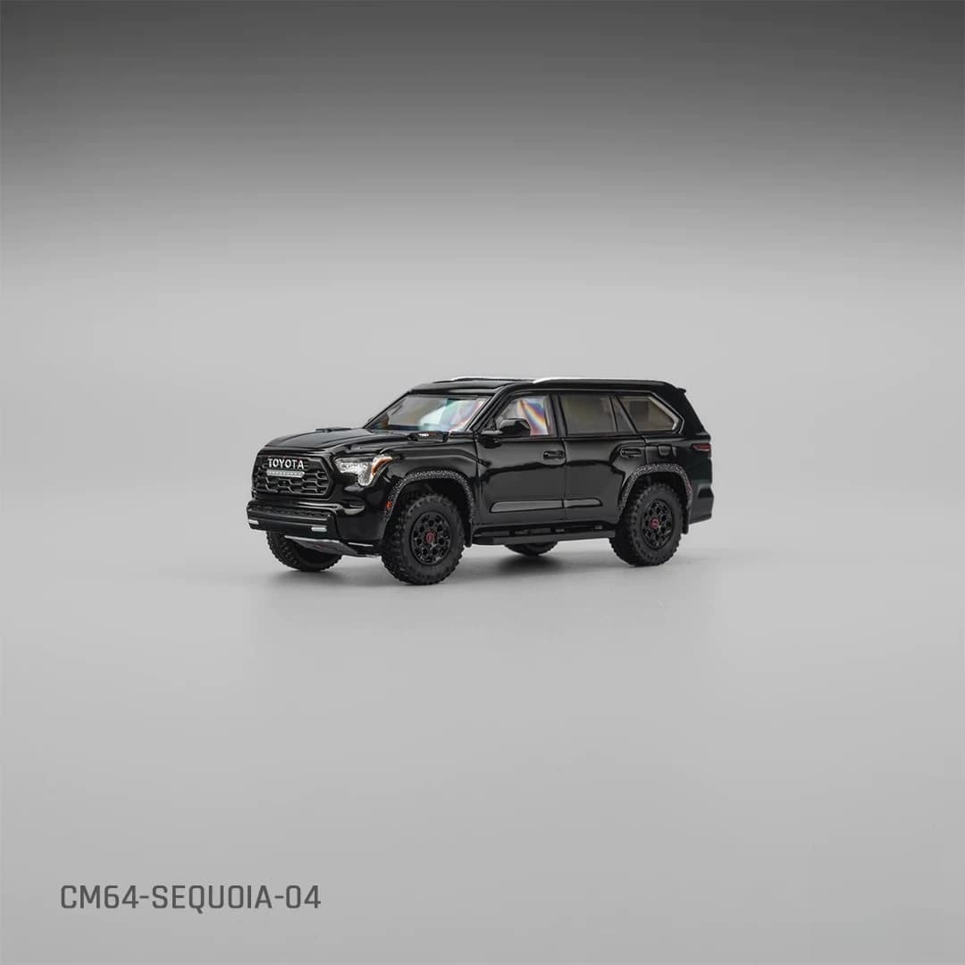 CM 1:64 Sequoia Black Alloy Car Model Collection Pre-sale