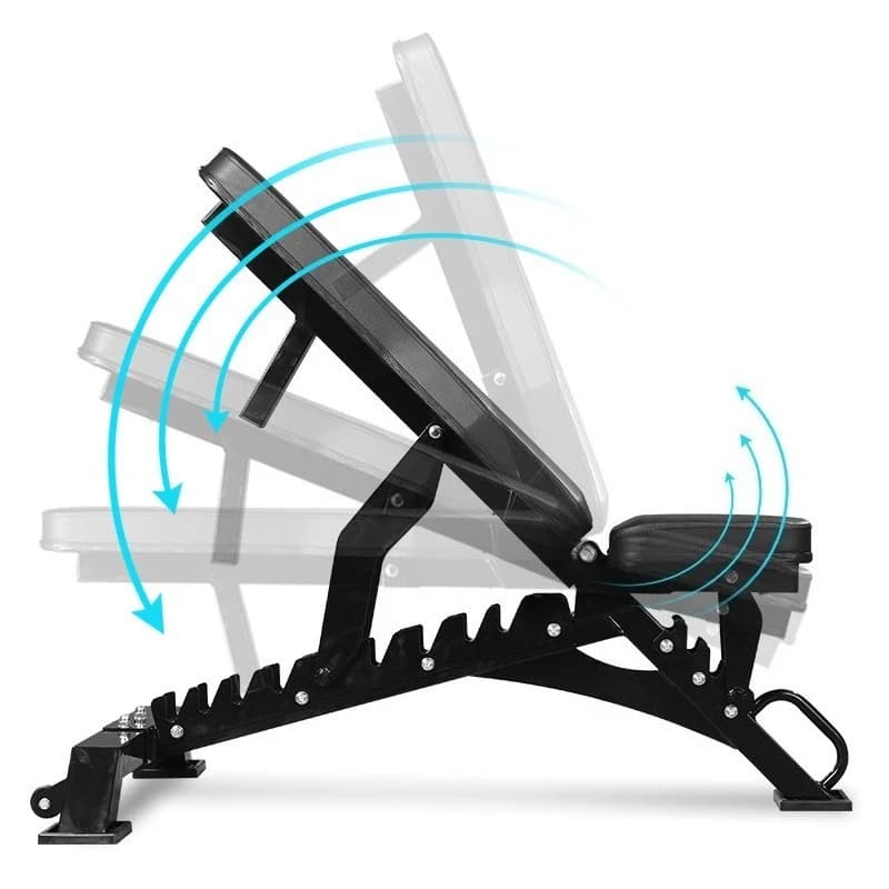 Metal adjustable handlebar bench, folding, for home gym, bodybuilding and strength training for the whole body, new arrival