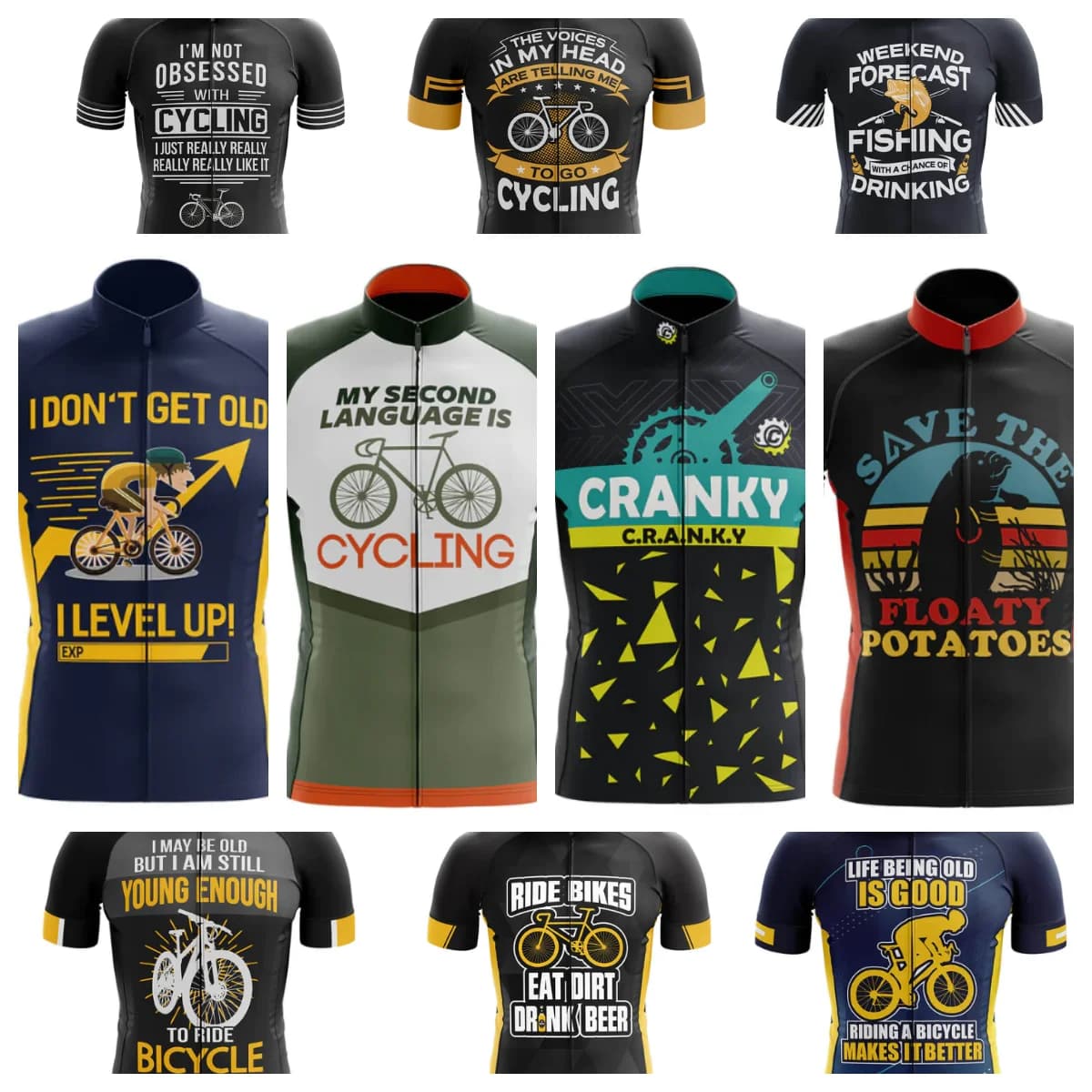 The voices in my cycling jersey Clothing Mtb Men's Clothing Equipment Shirt Professional men's shorts Men's sweater Summer bike sweater