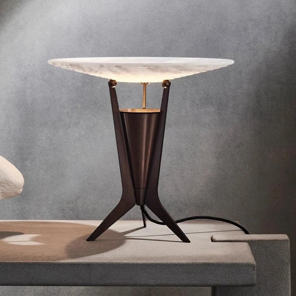 Lampadario moderno a LED in marmo naturale Soggiorno Camera da letto Studio Hotel Designer Luce creativa Lampada da scrivania di lusso Decorazioni per la casa per interni