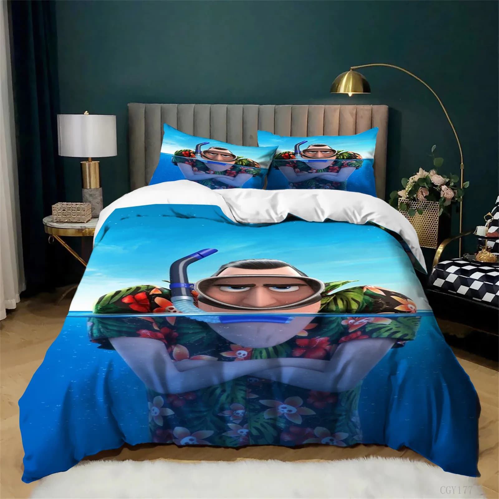 Set Cover 3 Pieces, Bed linen for Hotel, Full Size Transylvania Cover, Lightweight Cover with 2 Loyalty