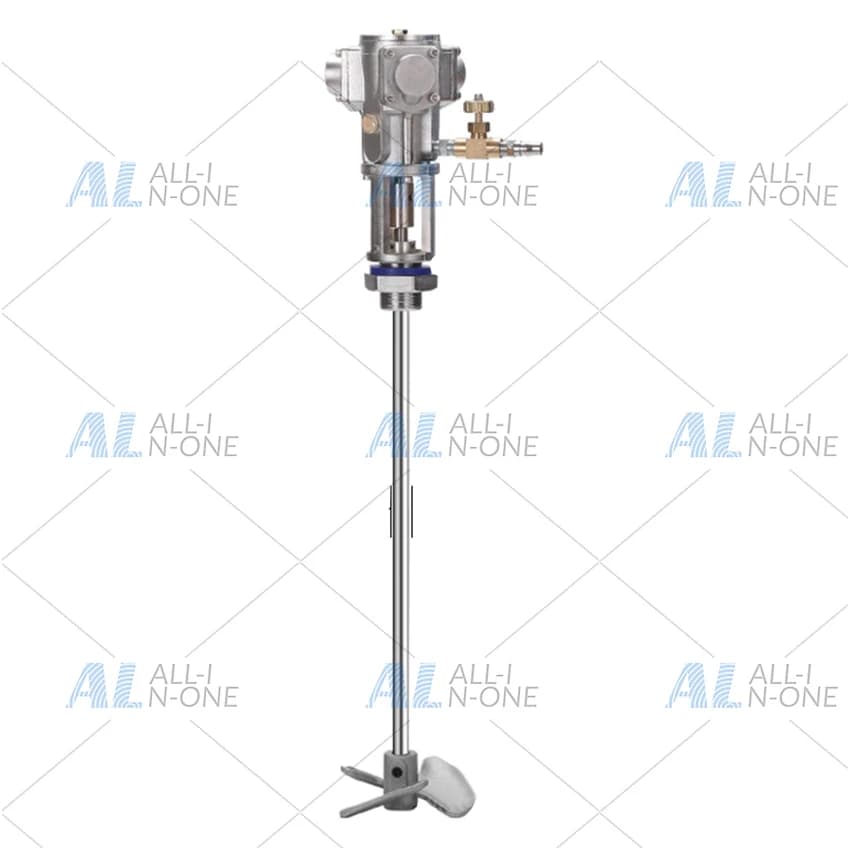 60L Pneumatic Mixer Air Agitator Air Blender Stirrer Aluminum alloy Air Mixing Machine 2800RPM 1/8HP 5 Gallon Mixing Equipment