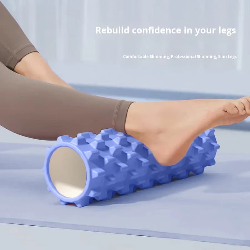 Professional wolf teeth Slimming EVA Massage column Yoga Gamba Back Wheel Roller Fascinating Ball Sticks Muscle Foam Rollers