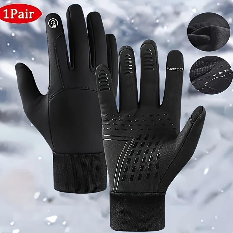 Guanti da ciclismo Guanti invernali da uomo Guanti caldi da donna Guanti touch screen da corsa Sport all'aria aperta Pesca Equitazione Sci Goves