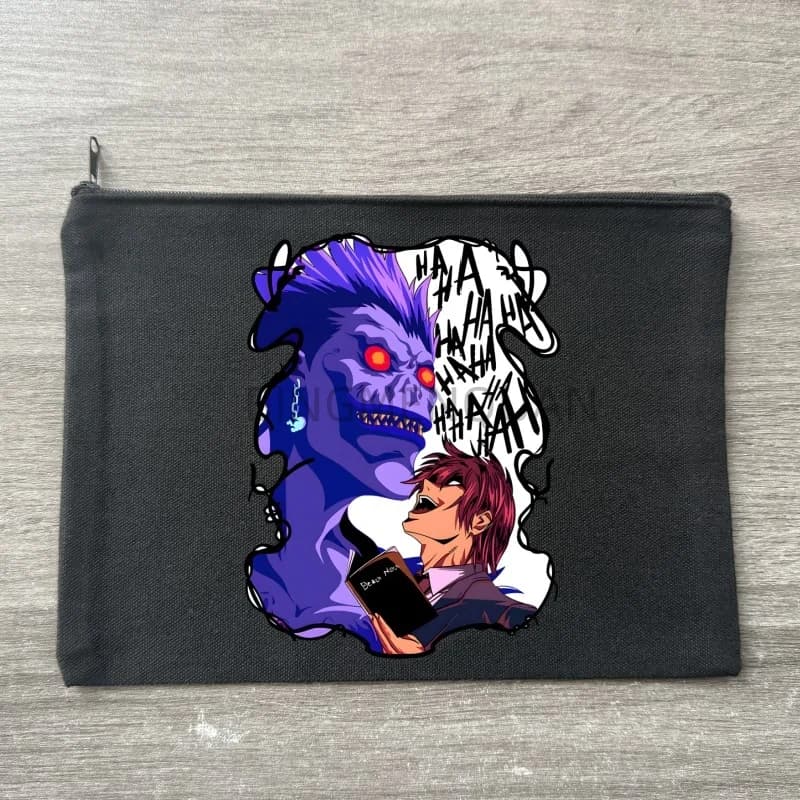 Beauty Case in Tela Death Note, Borsa per Trucchi e Rossetti, Organizer per Viaggi e Matrimoni