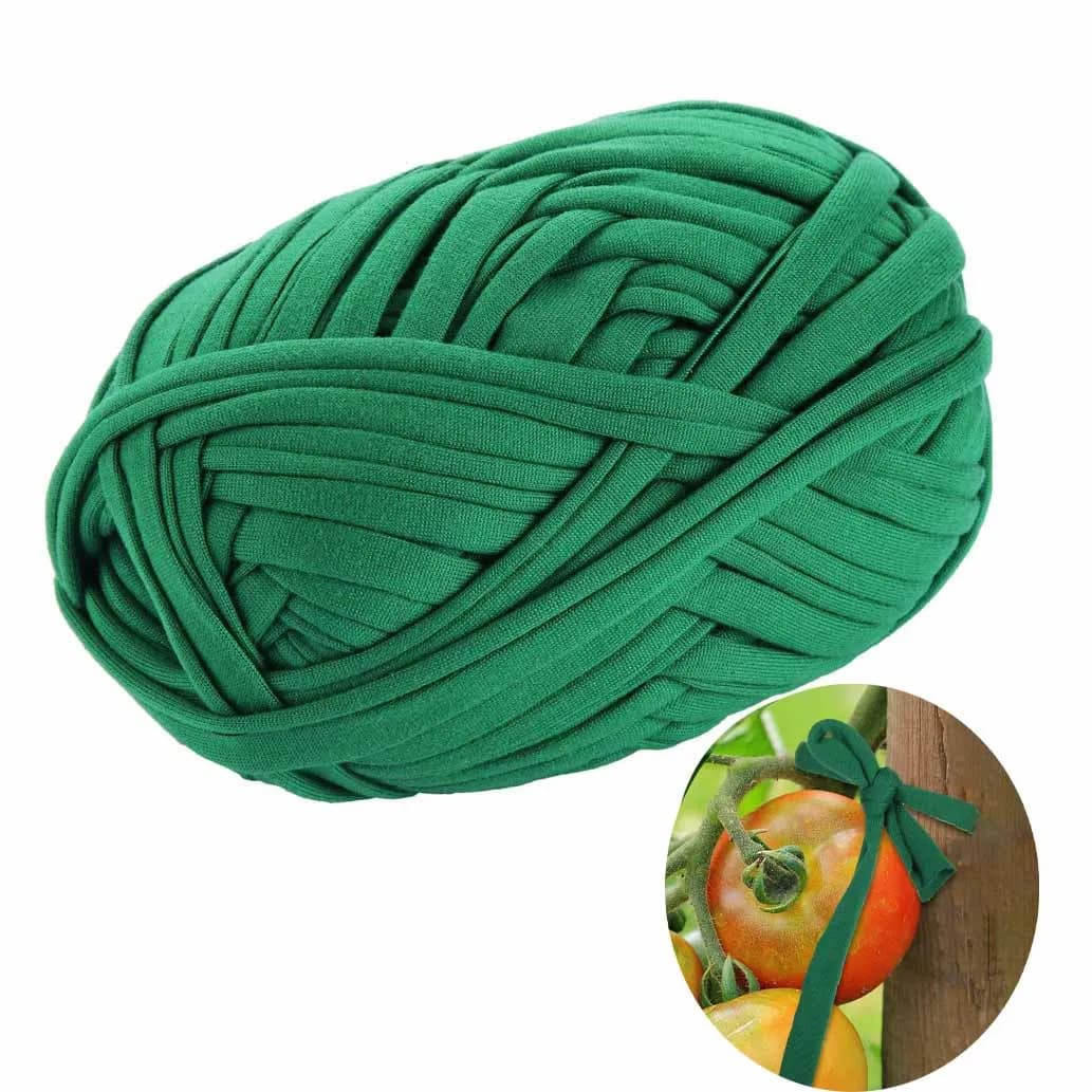 Fascetta di supporto per piante con striscia di stoffa in corda verde da giardino utilizzata per il smistamento dei cavi Fascette per reggette rampicanti per piante vincolanti in casa