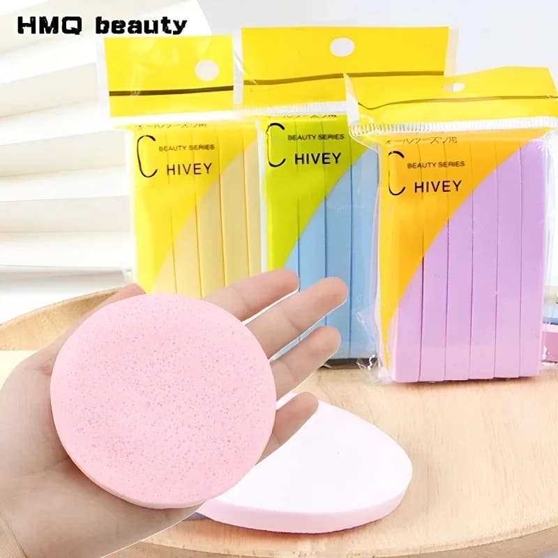 12 Pz/borsa Spugne Per Il Viso Compresse Lavaggio Del Viso Soffio Riutilizzabile Struccante Cosmetico Spa Spugne per la Cura Della Pelle Strumenti di Trucco