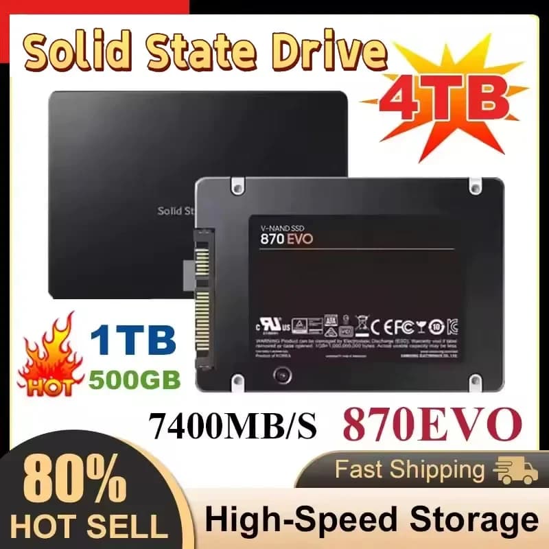 500G 1TB 4TB Solid State Disk SSD High Speed 2TB Internal HDD Hard Drive Sata3 2.5 Inch For Laptop Microcomputer Desktop