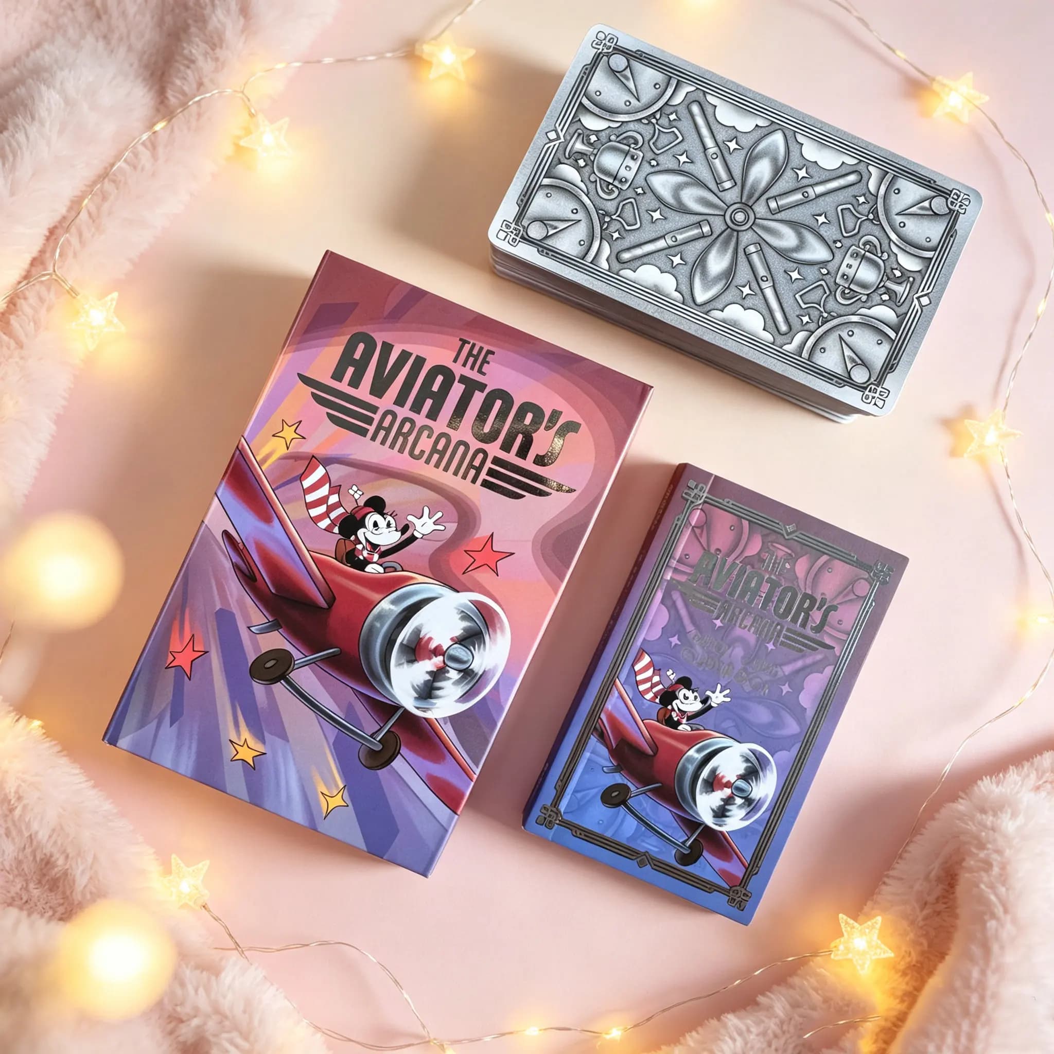 2026 New The Aviator's Arcana Tarot Cards Learning Divination Fate Oracle Rider Waite Tarot Mickey Guidebook English