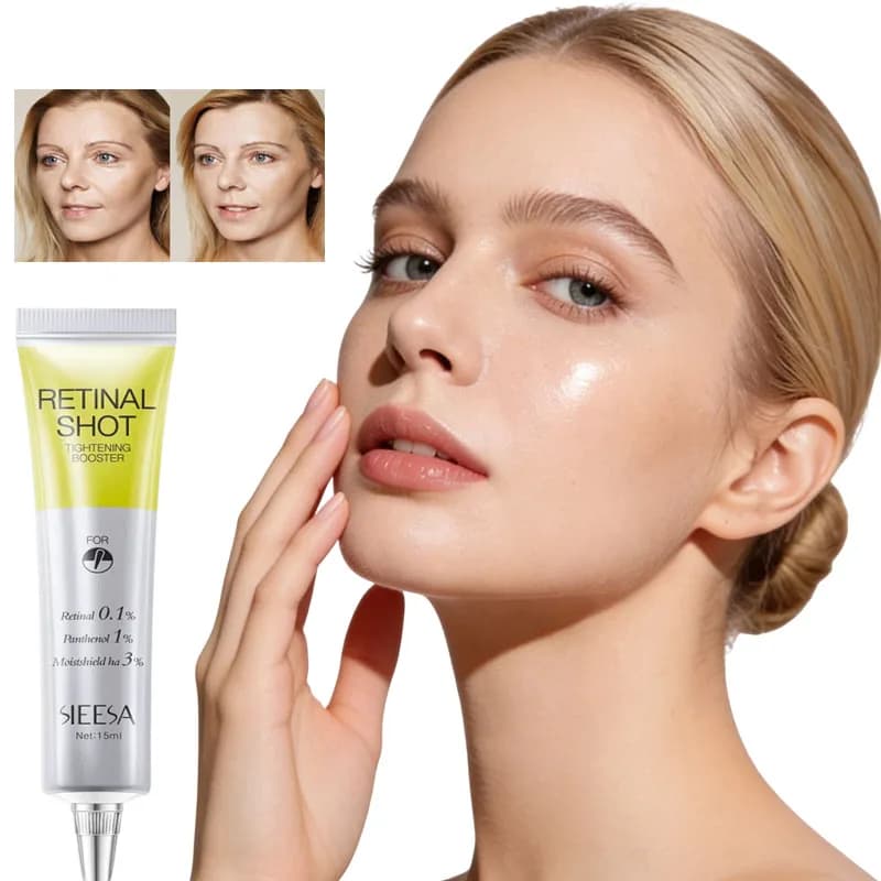Crema al Retinolo Anti-Rughe, Collagene Lifting e Rassodante per Viso e Collo, Idratante Efficace, Cura della Pelle Coreana